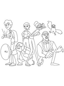 Spies In Disguise coloring page 1 - Free printable