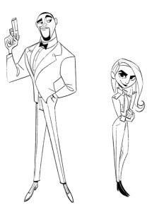 Spies In Disguise coloring page 2 - Free printable
