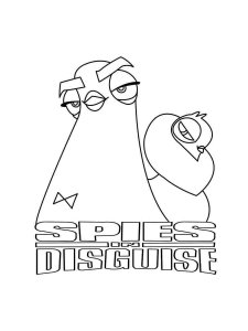 Spies In Disguise coloring page 5 - Free printable