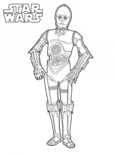 Star Wars coloring page 4 - Free printable
