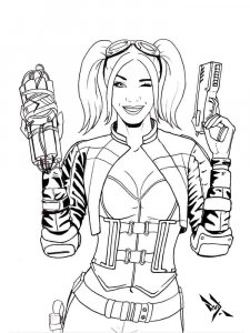 Suicide Squad coloring page 12 - Free printable