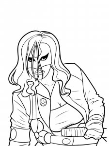 Suicide Squad coloring page 8 - Free printable