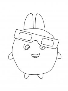 Sunny Bunnies coloring page 24 - Free printable