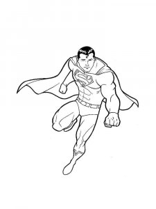 Superman coloring page 11 - Free printable