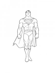 Superman coloring page 27 - Free printable