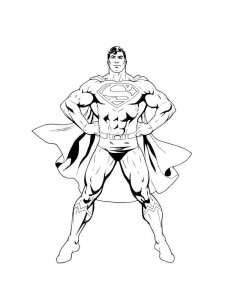 Superman coloring page 35 - Free printable