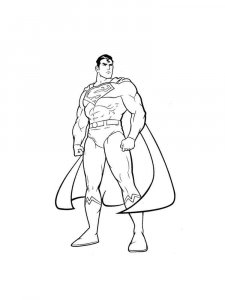 Superman coloring page 6 - Free printable