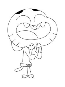 The Amazing World of Gumball coloring page 42 - Free printable