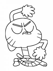 The Amazing World of Gumball coloring page 43 - Free printable