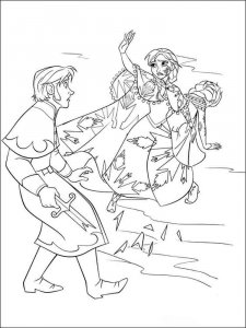 The Frozen coloring page 15 - Free printable