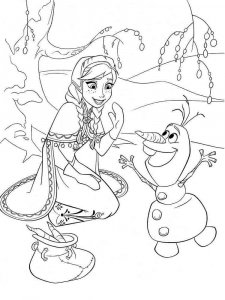 The Frozen coloring page 16 - Free printable