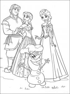 The Frozen coloring page 18 - Free printable