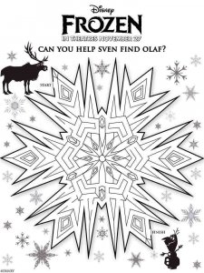 The Frozen coloring page 19 - Free printable