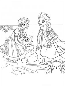 The Frozen coloring page 21 - Free printable