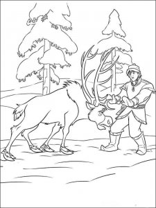 The Frozen coloring page 23 - Free printable