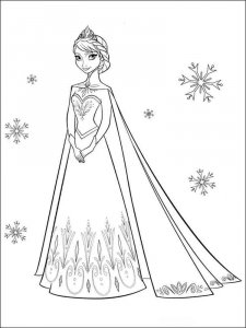 The Frozen coloring page 24 - Free printable