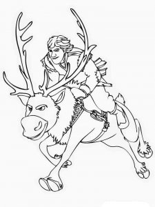 The Frozen coloring page 28 - Free printable