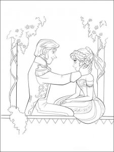 The Frozen coloring page 3 - Free printable