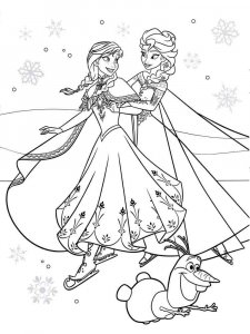 The Frozen coloring page 31 - Free printable