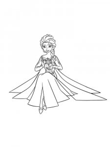 The Frozen coloring page 35 - Free printable