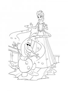 The Frozen coloring page 46 - Free printable