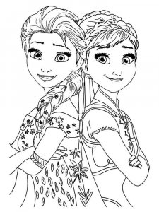 The Frozen coloring page 88 - Free printable