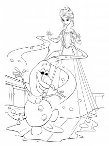 The Frozen coloring page 107 - Free printable