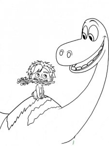The Good Dinosaur coloring page 13 - Free printable