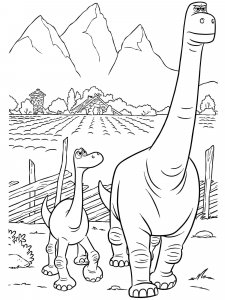 The Good Dinosaur coloring page 24 - Free printable
