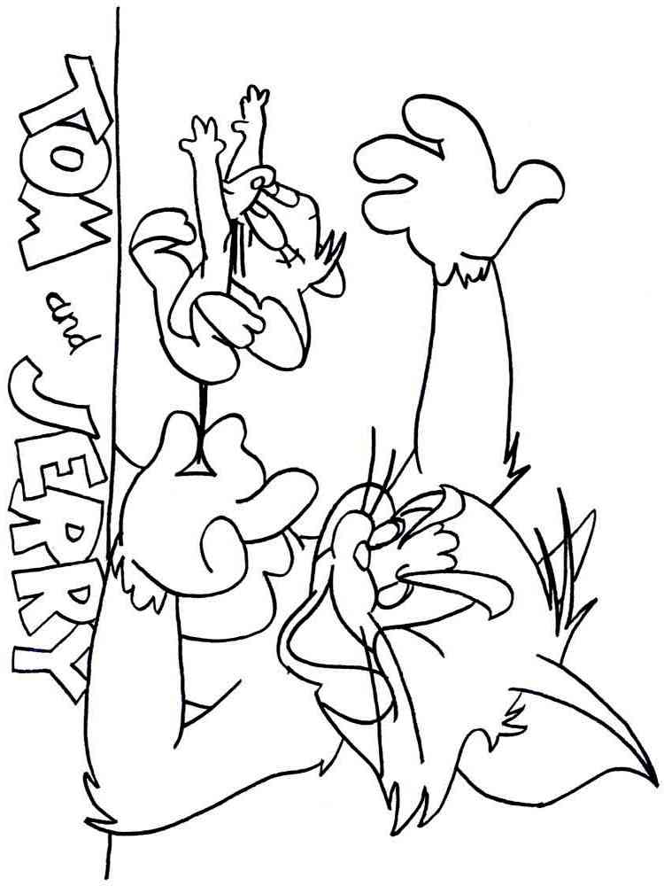 Tom Coloring Pages 100 Images Jerry Book Free Printable Tree