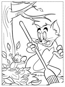 Tom and Jerry coloring page 10 - Free printable
