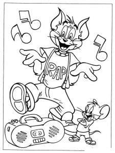Tom and Jerry coloring page 11 - Free printable