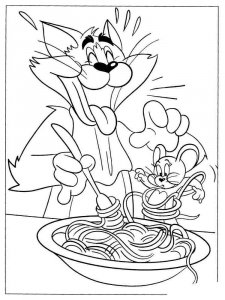 Tom and Jerry coloring page 15 - Free printable