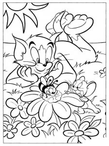 Tom and Jerry coloring page 18 - Free printable