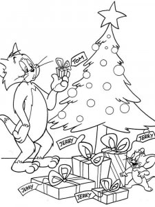 Tom and Jerry coloring page 25 - Free printable