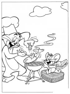Tom and Jerry coloring page 27 - Free printable