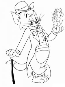 Tom and Jerry coloring page 28 - Free printable