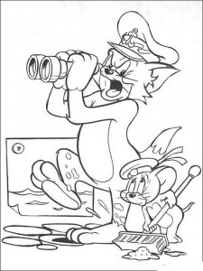 Tom and Jerry coloring page 29 - Free printable