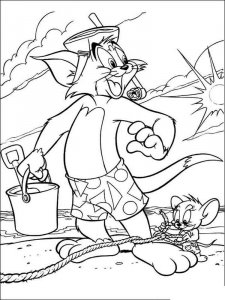 Tom and Jerry coloring page 32 - Free printable