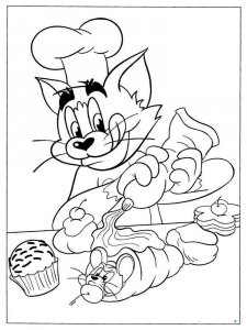 Tom and Jerry coloring page 34 - Free printable