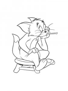 Tom and Jerry coloring page 44 - Free printable