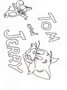 Tom and Jerry coloring page 5 - Free printable