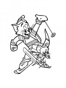 Tom and Jerry coloring page 50 - Free printable