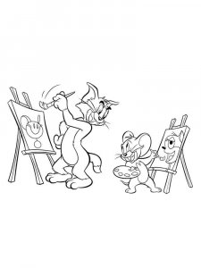 Tom and Jerry coloring page 53 - Free printable