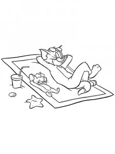 Tom and Jerry coloring page 55 - Free printable