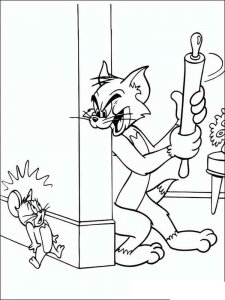 Tom and Jerry coloring page 6 - Free printable