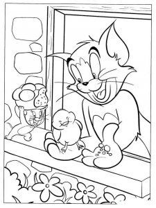 Tom and Jerry coloring page 7 - Free printable