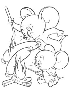 Tom and Jerry coloring page 73 - Free printable