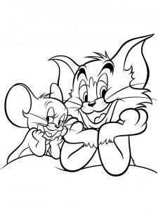 Tom and Jerry coloring page 77 - Free printable
