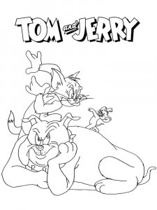 Tom and Jerry coloring page 79 - Free printable